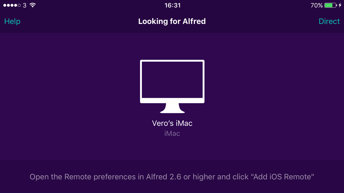 Looking for Alfred Remote - Mac Found