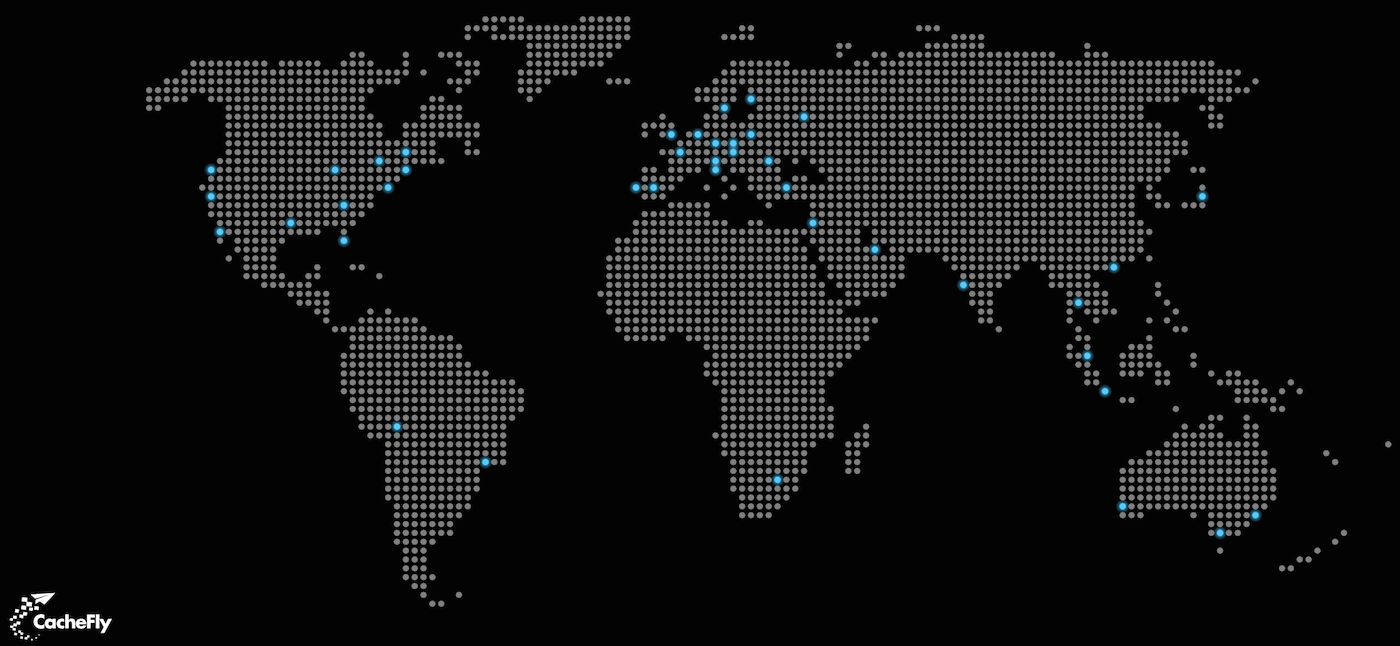 CacheFly map