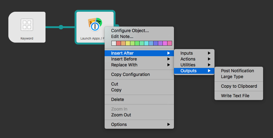 Workflow Insert After